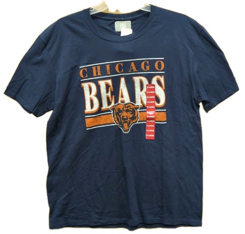 NUEVA Camisa Chicago Bears Equipo NFL Para Hombre XL Azul Marino Logo R1-B - Imagen 1 de 7