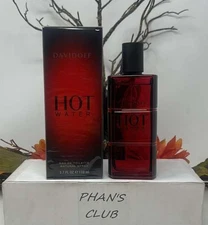 Davidoff Hot Water 3.7oz Eau de Toilette Oriental Spicy Cologne for Men