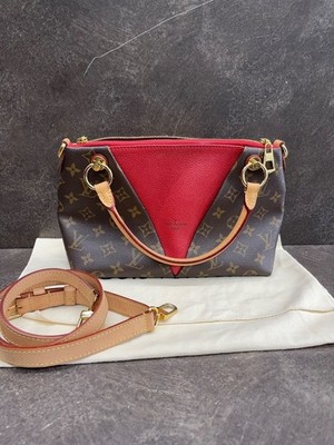 Louis Vuitton V Tote Monogram Leather Canvas BB