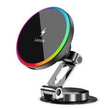 for Magsafe Car Mount, 15W Magnetic Wireless Charger for iPhone, Magsafe Air ...