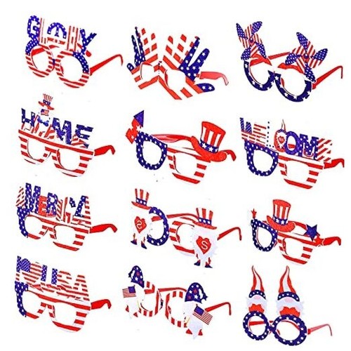 12PACK 4th of july decorations 4th of july accessories,memorial day fourth of
