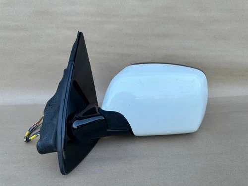 04-06 BMW E53 X5 Left Side View Mirror W/ Memory, Auto Dim, Power Fold, White