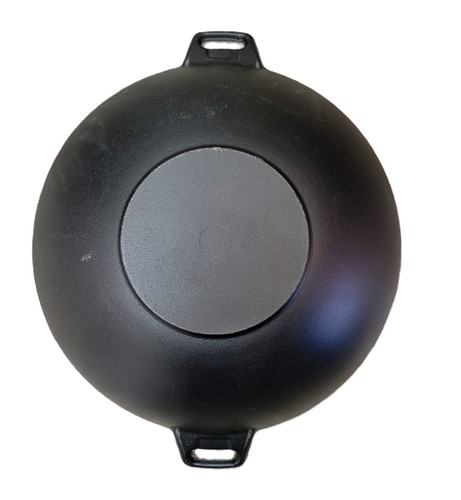 14" Cast Iron Flat Bottom Wok - 第 2/2 張圖片