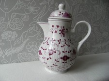 AW August Warnecke china purpur Kaffeekanne 1,2 Liter mit Deckel Gesamthöhe 23cm