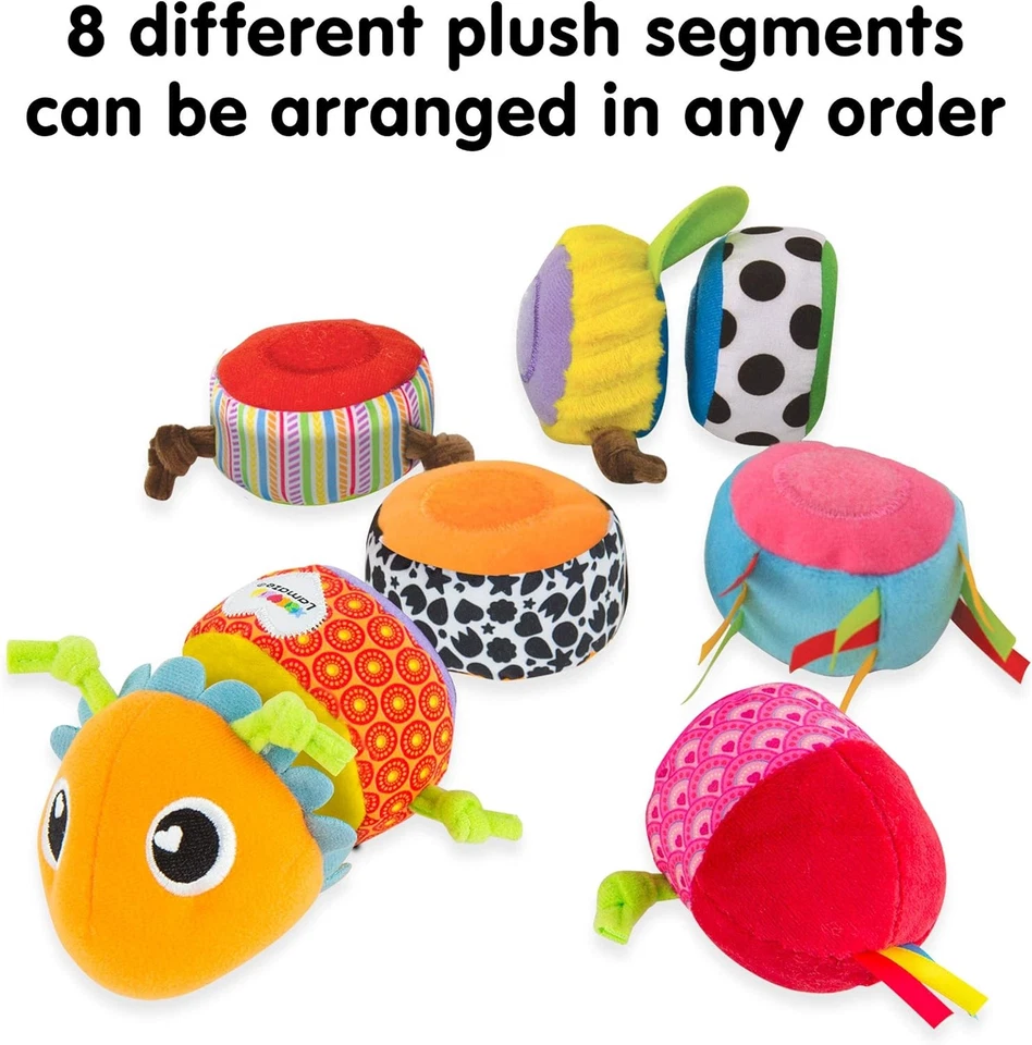 Juguete suave de peluche Lamaze Mix & Match Caterpillar para clasificación de actividades para bebés y bebés Foto 4 de 4