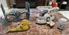 Vintage STAR WARS Lot Boba Fett SLAVE Jabba 1997 Imperial Tie Fighter Jawas Pod