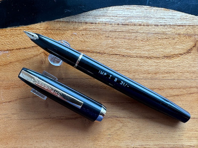 Sheaffer Imperial I Black GT Touchdown Füllfederhalter USA - Kreidemarkiert