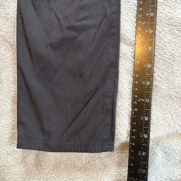 Eddie Bauer Women's Fleece Lined Tech Pants Size 10 Charcoal Gray - Image 4 of 4