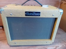 SubZero Tweed Guitar Amplifier 15-Watt Electric Guitar Amp V15G