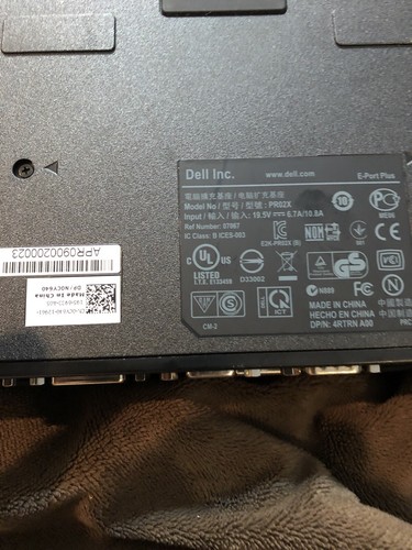 Dell Latitude E Port Plus Pro2x Dockingstation E6400 E6410 E6420 E7250 E7470 - Bild 3 von 5