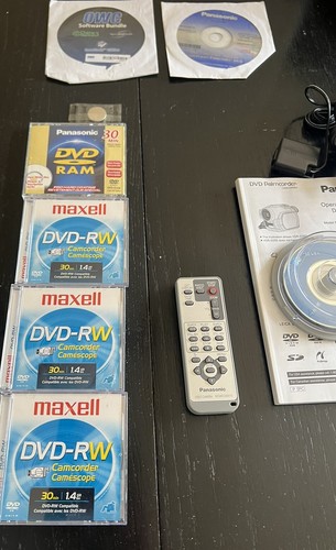 Panasonic VDR-D300 Leica Dicomar Video Camera - Mini DVD & SD With Extras - Picture 7 of 9