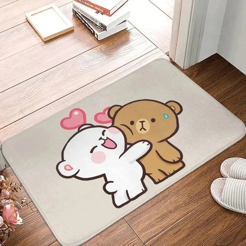 Milk and Mocha Welcome Doormat Rugs for Living Room Bedroom Kitchen Laundry Mat - Picture 18 of 23