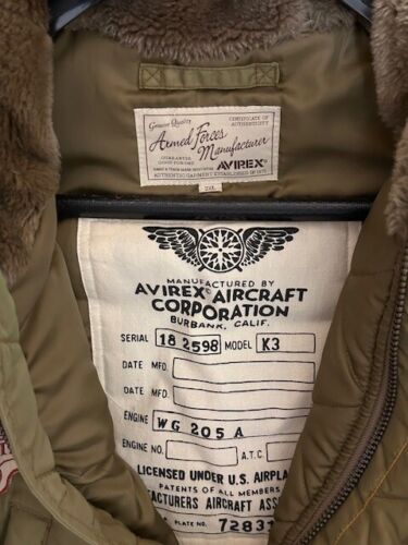 Vintage Parka with patches - Avirex XL - Picture 2 of 11