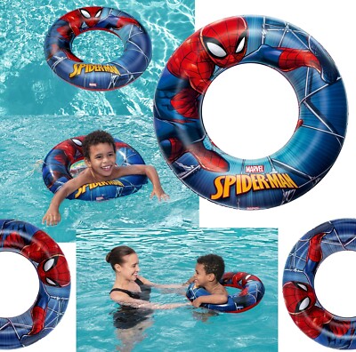 Bestway Aufblasbarer Schwimmring Spider-Man 56 cm - Marvel Schwimmreifen