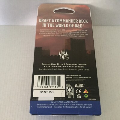 Magic the Gathering Commander Legends D&D Battle for