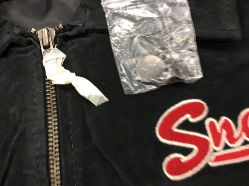 NEW OLD STOCK Snap-On Tools Black Suede Leather Limited Edition Jacket XL - Bild 20 von 21