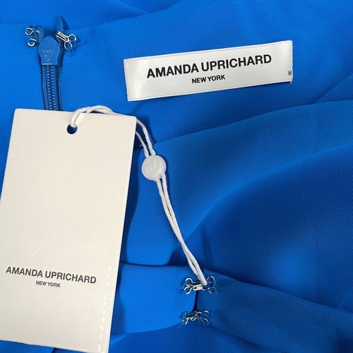 NWT Amanda Uprichard Maritime's Cocktail Dress Cowl Neck Open Back Size Medium - Picture 11 of 13