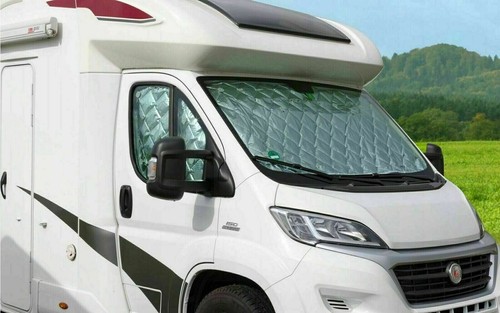 PEUGEOT BOXER - TAILORED MOTORHOME CAMPERVAN THERMAL SILVER INSULATION SCREEN - Picture 4 of 12