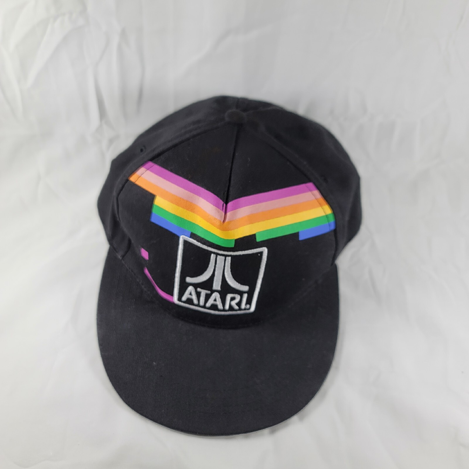 Vintage-style Atari Hat Snapback Cap Flat Bill Of… - image 4