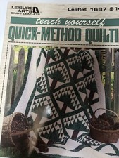 Teach Yourself Quick Method Quilting By Leisure Arts 1687 BOOKLET