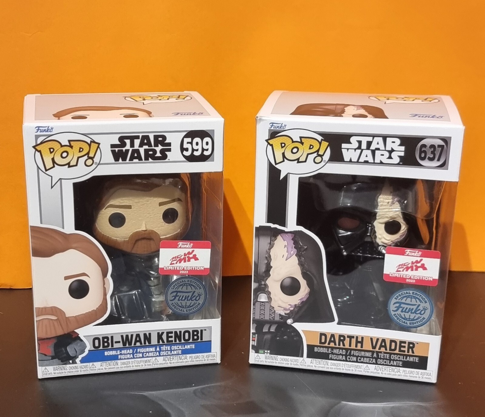 Funko Pop - LIMITED EDITION - MGW 2023 STAR WARS - OBI WAN - DARTH VADER