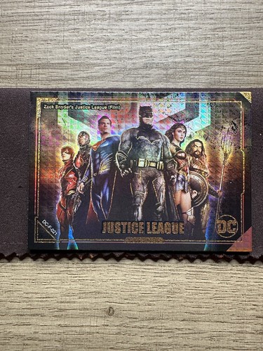 2022 DCEU Series 1 Justice League Holofoil DC-D-001 Zack Snyder's Justice League