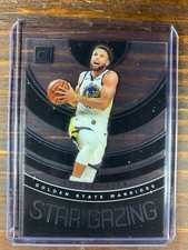 Stephen Curry Basketball Card #1 Donruss Clearly Star Gazing Warriors NBA HOF SP