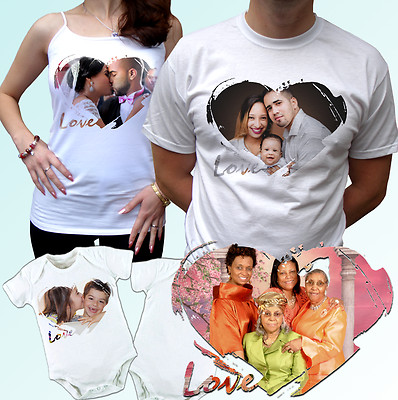 Personalisiertes T-Shirt individuelles Oberteil selber machen Tee Valentinstag, Weihnachten, Jubiläum
