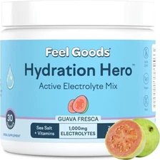 Feel Goods Hydration Hero - Electrolytes Powder Sugar Free 30 serv. Guava Fresca