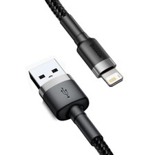 Baseus USB Cable for iPhone14 13 12 11 Pro Max Xs X 8 Plus Cable 2.4A Fast Charg