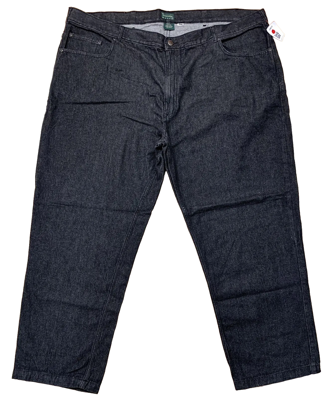 Scandinavian Woods Low Rise Black Denim Jeans 50” Waist 31” Inseam 50/