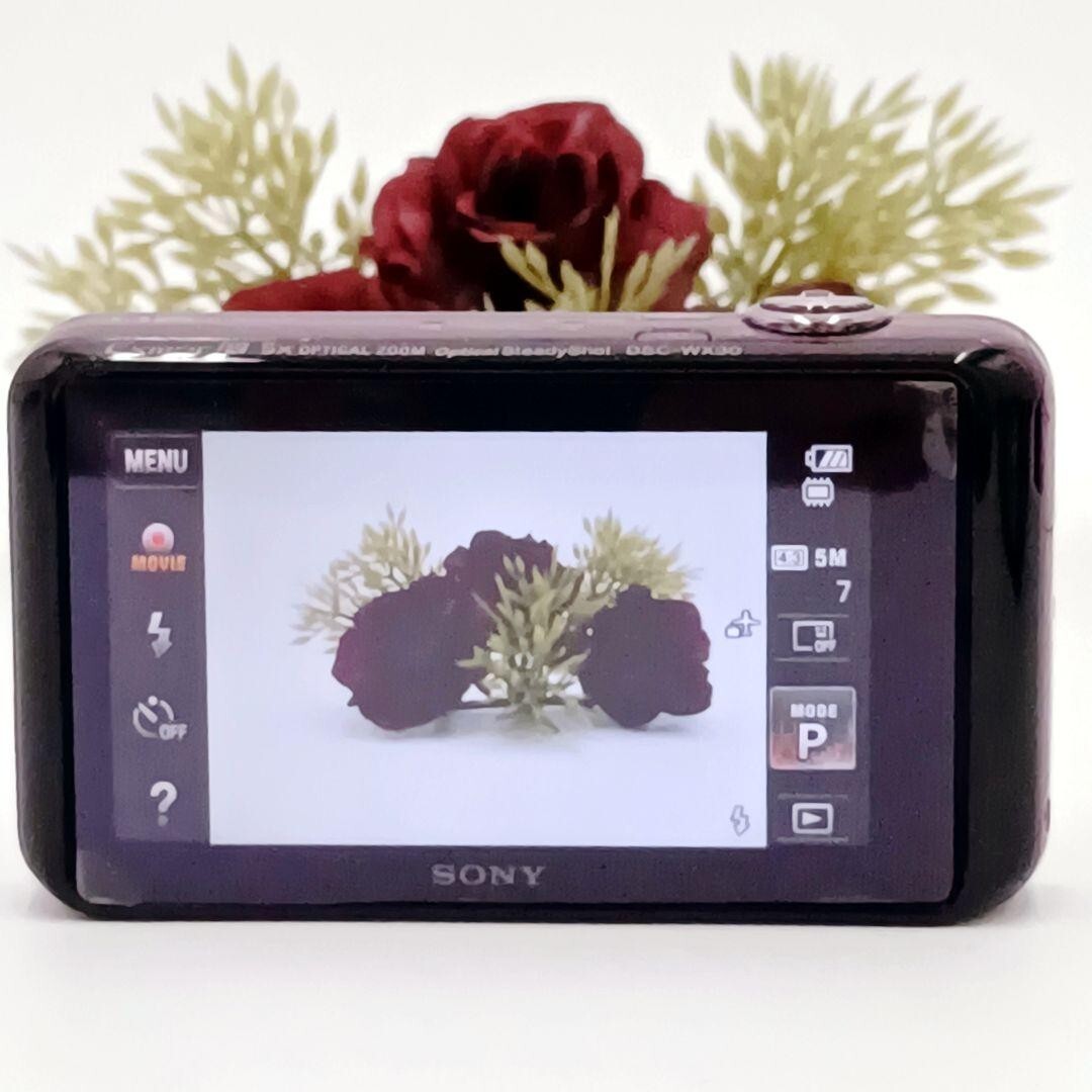 SONY Digital Camera Purple Cyber shot DSC-WX30 5.0x Optical