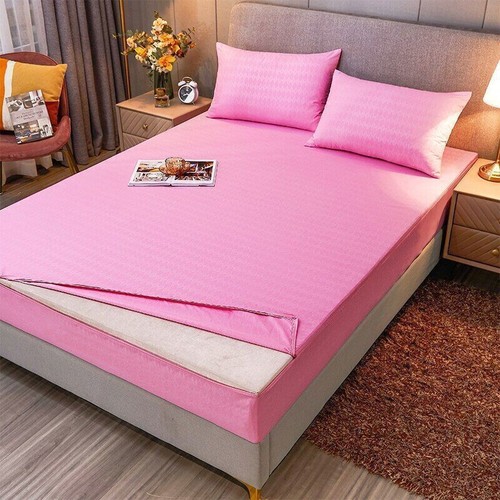 Mattress Cover Six-Sided With Zipper Fitted Sheet Queen/King /Twin Bed Sheet - Picture 10 of 29