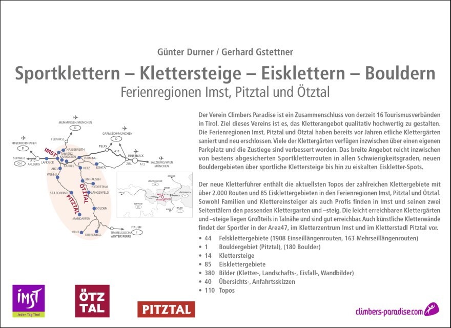 Thumbnail - Sportklettern - Klettersteige - Eisklettern - Bouldern Ferienregionen