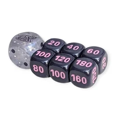 Paldean Fates Pokemon Collectible Damage Dice: Navy and Grey