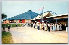 Warrensville Heights Ohio~Musicarnival~Tent Theatre~1950s Postcard