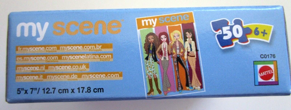 My Scene Barbie - Rompecabezas de moda - Rompecabezas de 50 piezas Juguetes Mattel de 5"x7" - 6 en adelante Foto 2 de 4