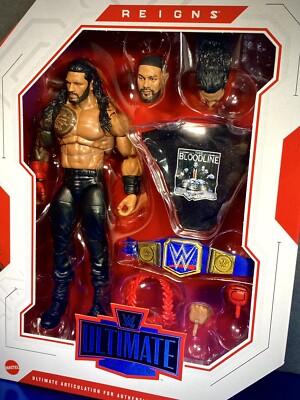 【未開封】WWE フィギュア　Roman Reigns Amazon.com: Mattel Ultimate Edition Roman Reigns Action