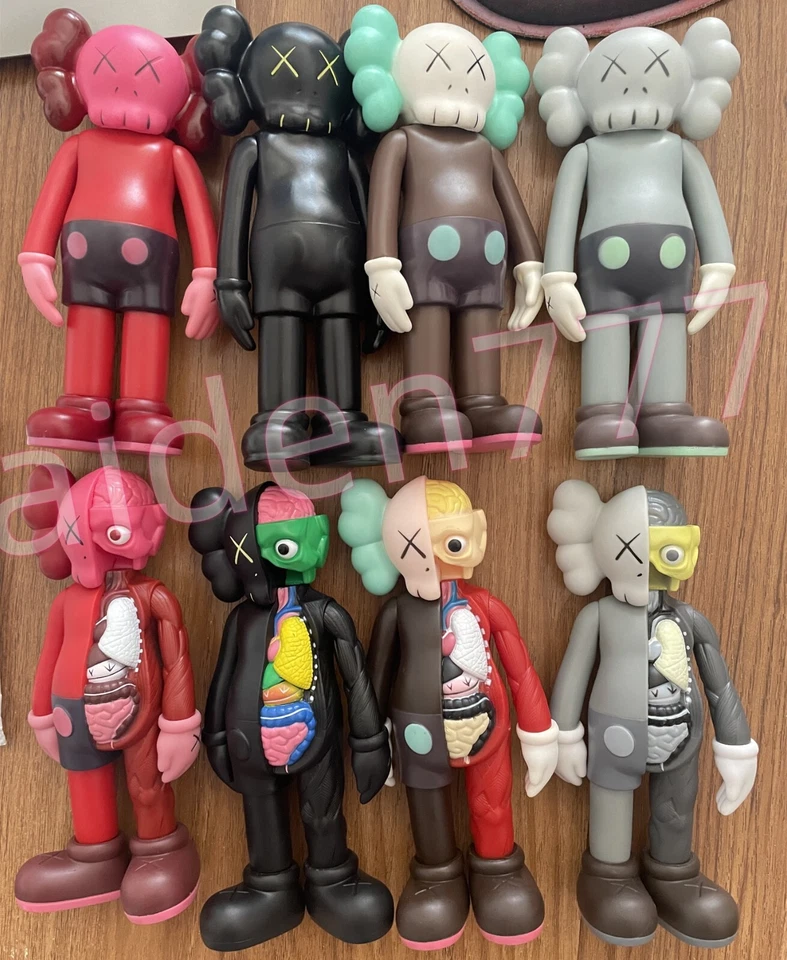 KAWS Companion Action Figure Prototype Half body Anatomy  Deco Art toy Fans Gift - Image 2 of 4