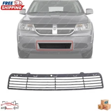 NEW Front Bumper Lower Center Grille Black Plastic For 2009-2020 Dodge Journey