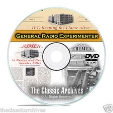 General Radio Experimenter Manuals 490 books Ham Crystal Wireless Set CD DVD B62