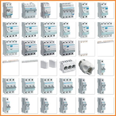 Hager FI/ LS Leitungsschutzschalter, Phasenschiene MBN/MCN/MBS/MCS, CDS/CDA/CFA