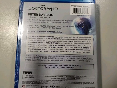 Doctor Who Peter Davison Complete Season One Blu-Ray Ltd Slipcase Reg A Like New - Picture 9 of 16