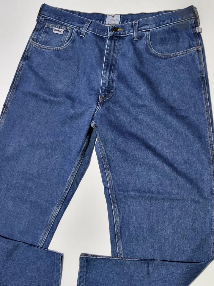 TYNDALE USA FRMC FR 防火法兰绒衬里牛仔裤 40x32 着色 — 第 2/4 张图片