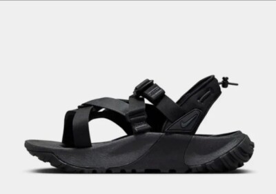 Nike Men\'s Oneonta Sandals Textile Upper Adjustable Black Size 8 NEW IN BOX! Nike Men main image 2