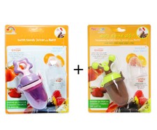Baby Fruit Feeder Pacifier 2 Pack 6 Months up  fruit pouch 2 Pack