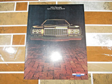 1974 Chevrolet Caprice Classic Impala Bel Air Vintage Brochure Auto Catalog