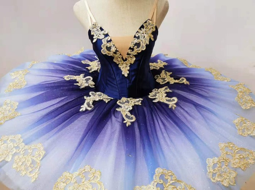 Vestido Tutú de Ballet Púrpura Falda Baile Ballet Disfraz Niña Panqueque Bailarina Vestido - Imagen 2 de 11