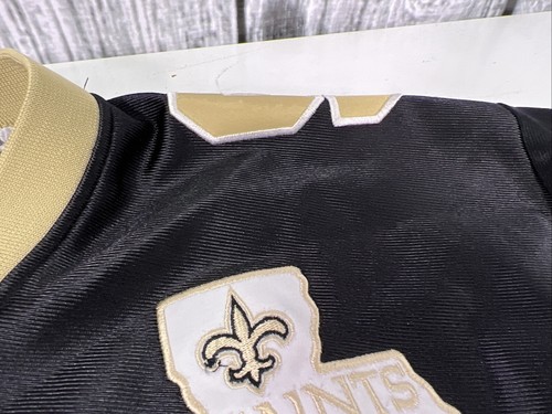 New Orleans Saints Drew Brees #9 NFL Football maglia vintage taglia 50 cucita - Foto 7 di 16
