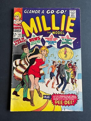 Millie the Model #152 - Cover art by Ogden Whitney (Marvel, 1967) Fine/Fine+